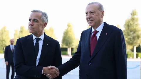Cumhurbaşkanı Erdoğan, Carney'le görüştü