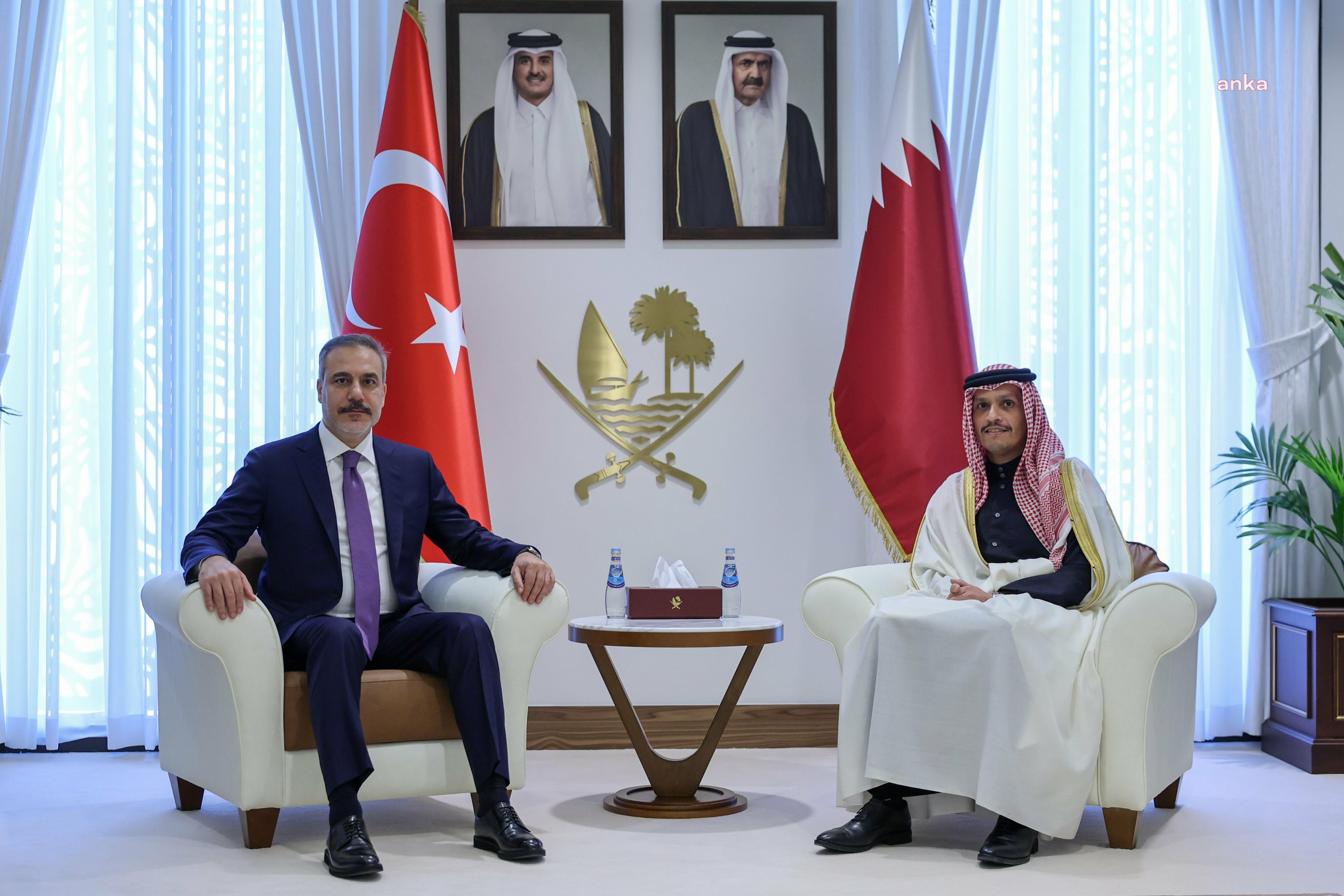 Dışişleri Bakanı Fidan, Katar Başbakanı Al Sani ile görüştü
