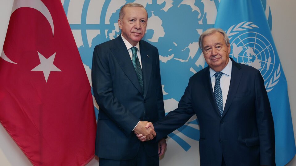 Cumhurbaşkanı Erdoğan, BM Genel Sekreteri Antonio Guterres ile görüştü