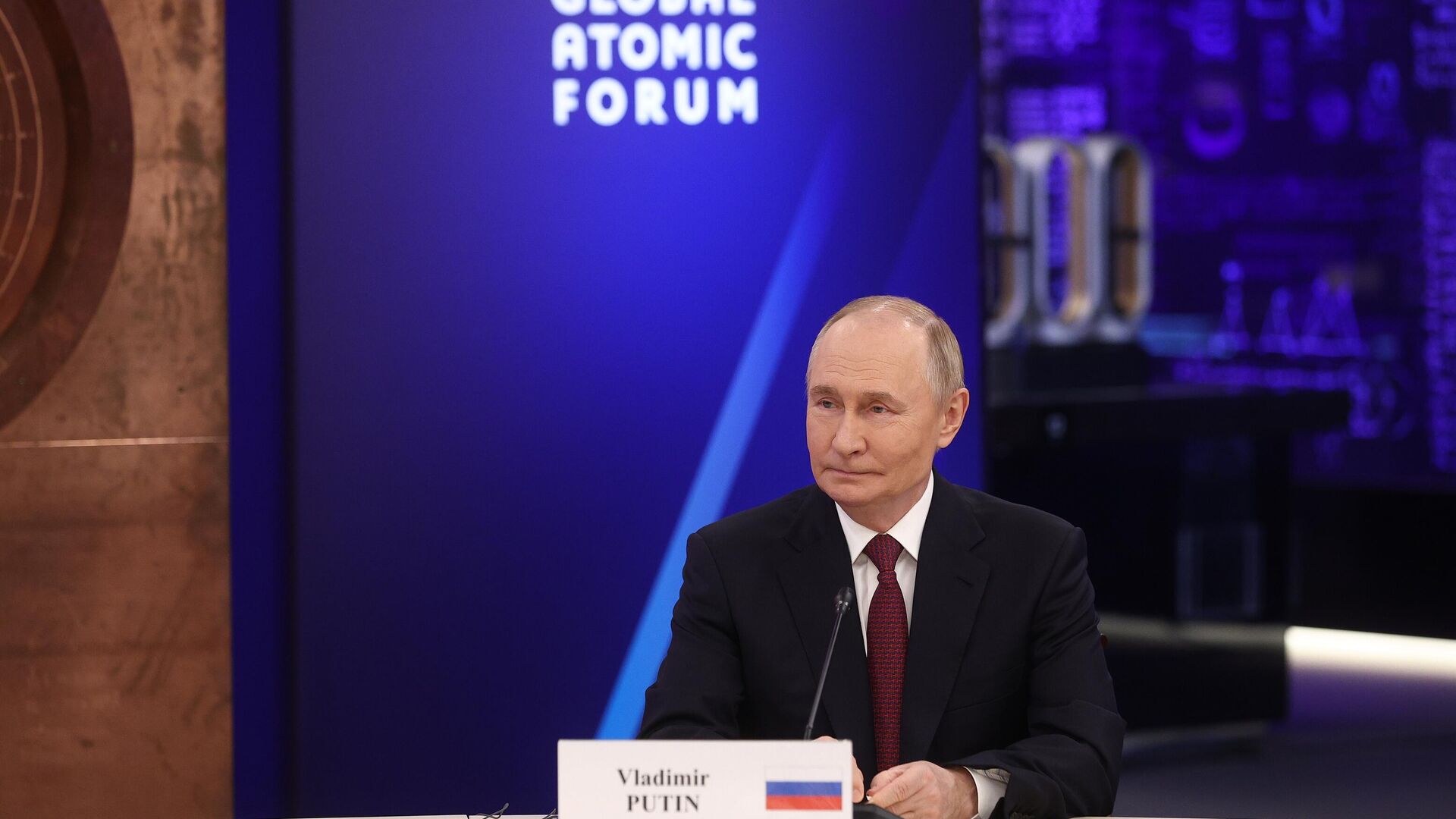 Putin, Küresel Atom Forumu'nda konuştu: Dünyada yeni teknolojik düzen ortaya çıkıyor