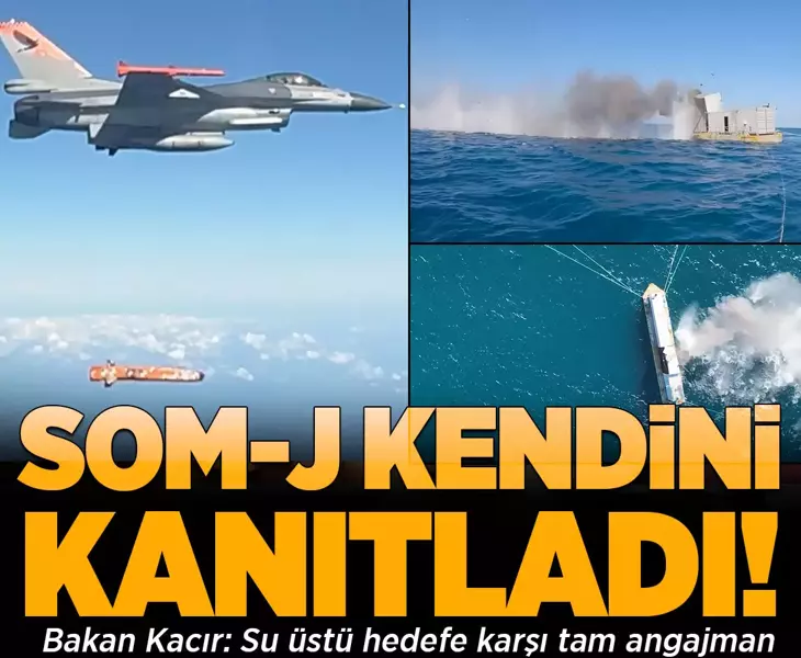 Milli seyir füzesi SOM-J'nin atış testi başarıyla tamamlandı