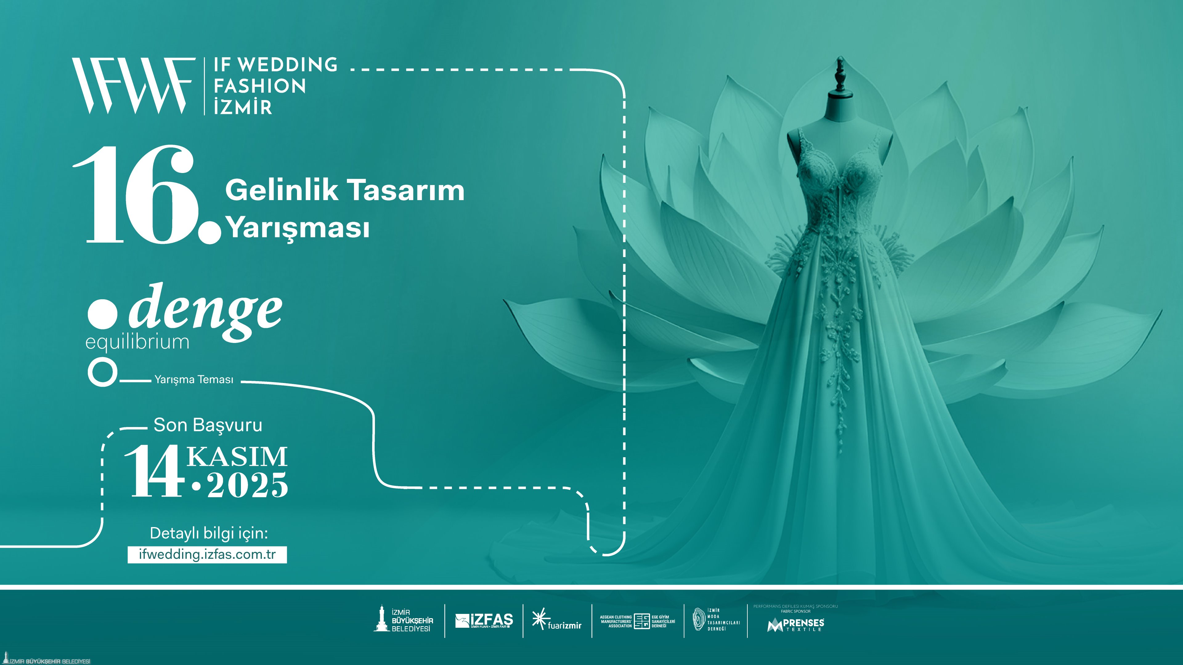 16. Gelinlik Tasarım Yarışmasına başvurular başladı