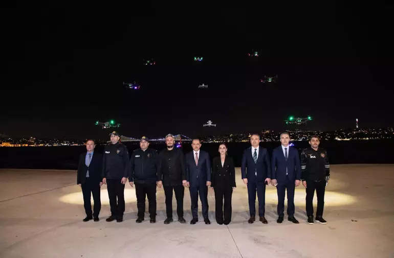 İstanbul Emniyet Müdürlüğü’nün dron filosu tanıtıldı.