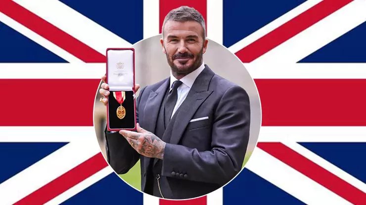 Eski futbolcu David Beckham'a şövalye ünvanı verildi
