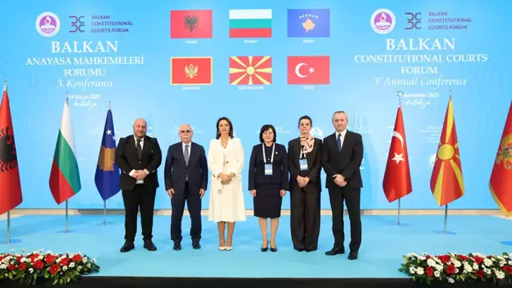 Balkan Anayasa Mahkemeleri Forumu'nda 'Antalya Deklarasyonu' imzalandı