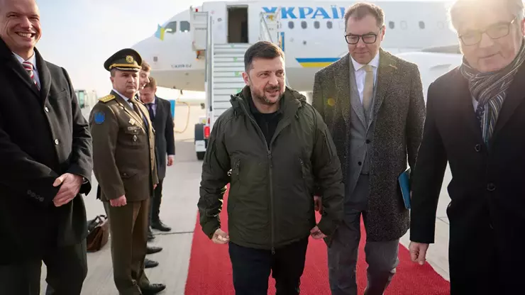 Ukrayna Devlet Başkanı Zelenskiy, Almanya’da