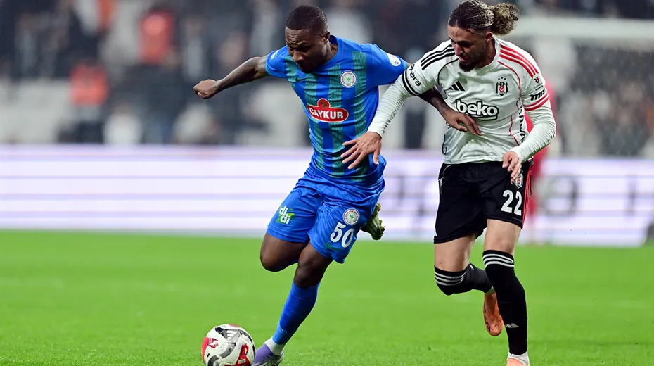 Beşiktaş evindeki kabusu bitirdi: Rizespor'u tek golle yendiler