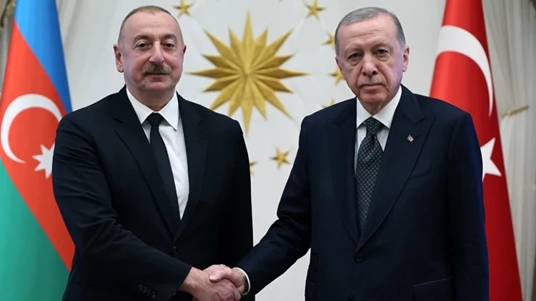 Cumhurbaşkanı Erdoğan, Azerbaycan Cumhurbaşkanı Aliyev ile görüştü
