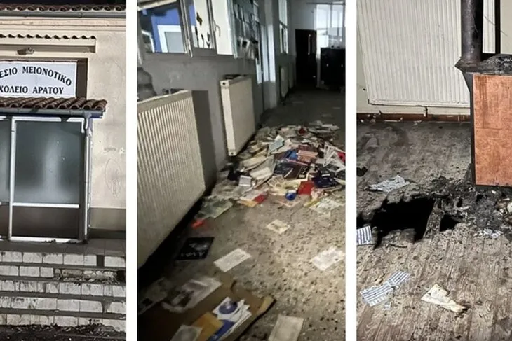 Batı Trakya'da kapatılan Türk okulu tahrip edildi!