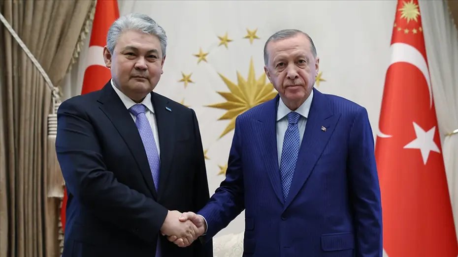 Cumhurbaşkanı Erdoğan, Kazakistan Dışişleri Bakanı Koşerbayev ile görüştü