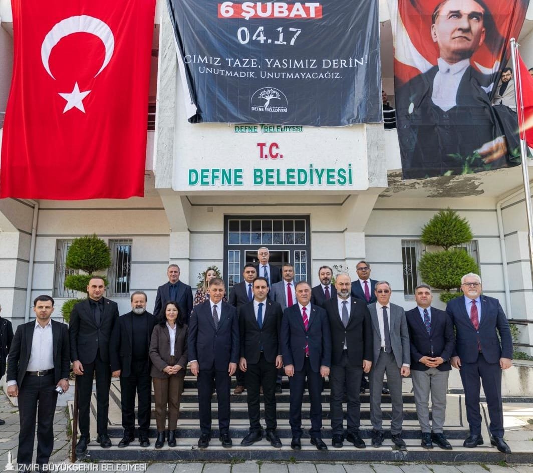 Özgür Özel ve Başkan Tugay Hatay'da