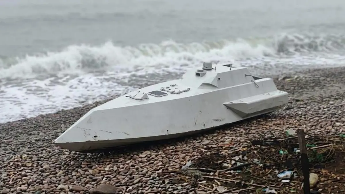 Ordu'da insansız deniz aracı kıyıya vurdu