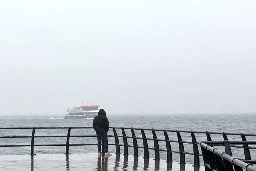 İstanbul'da yağmur hiç durmuyor.