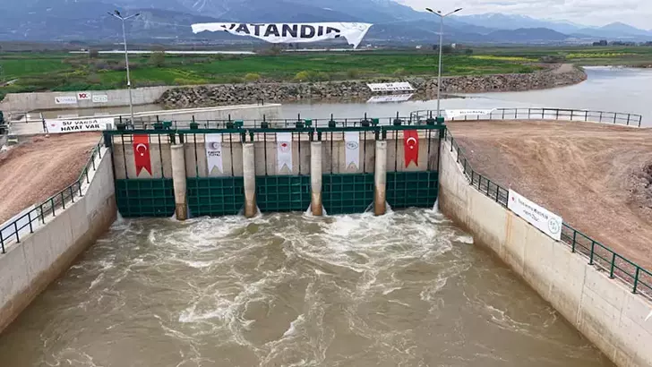 Hatay Karasu Regülatörü ve Derivasyon Kanalı açıldı