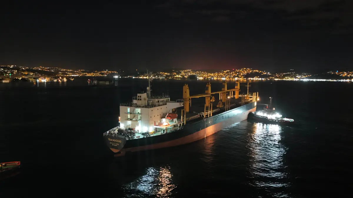 İstanbul Boğazı'nda gemi arızası