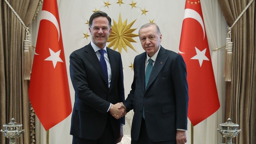 Cumhurbaşkanı Erdoğan, NATO Genel Sekreteri Rutte'yi kabul etti