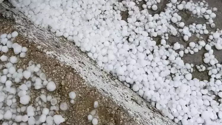 Gaziantep’te dolu yağışı etkili oldu