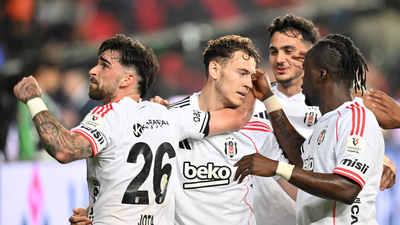 Asllani, Gaziantep'te yıldızlaştı: Beşiktaş deplasmanda 2 golle güldü