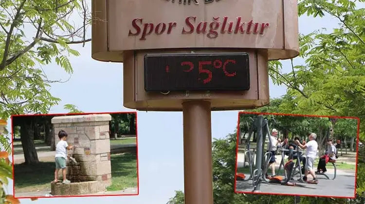 Adana'da termometreler 35 dereceyi gösterdi