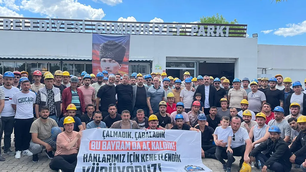Madenciler Edirne'de direnişe geçti