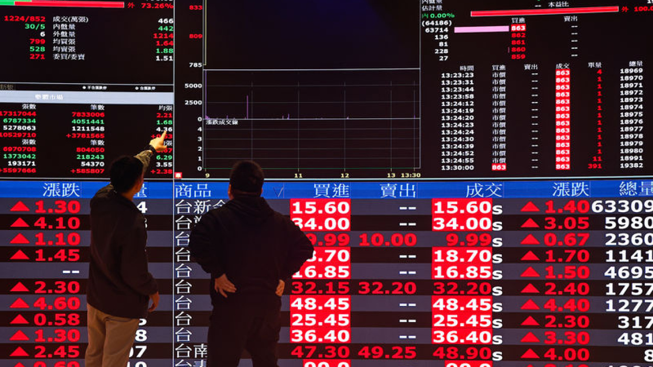Tayvan, dünyanın beşinci büyük borsası olarak Hindistan'ı geride bıraktı