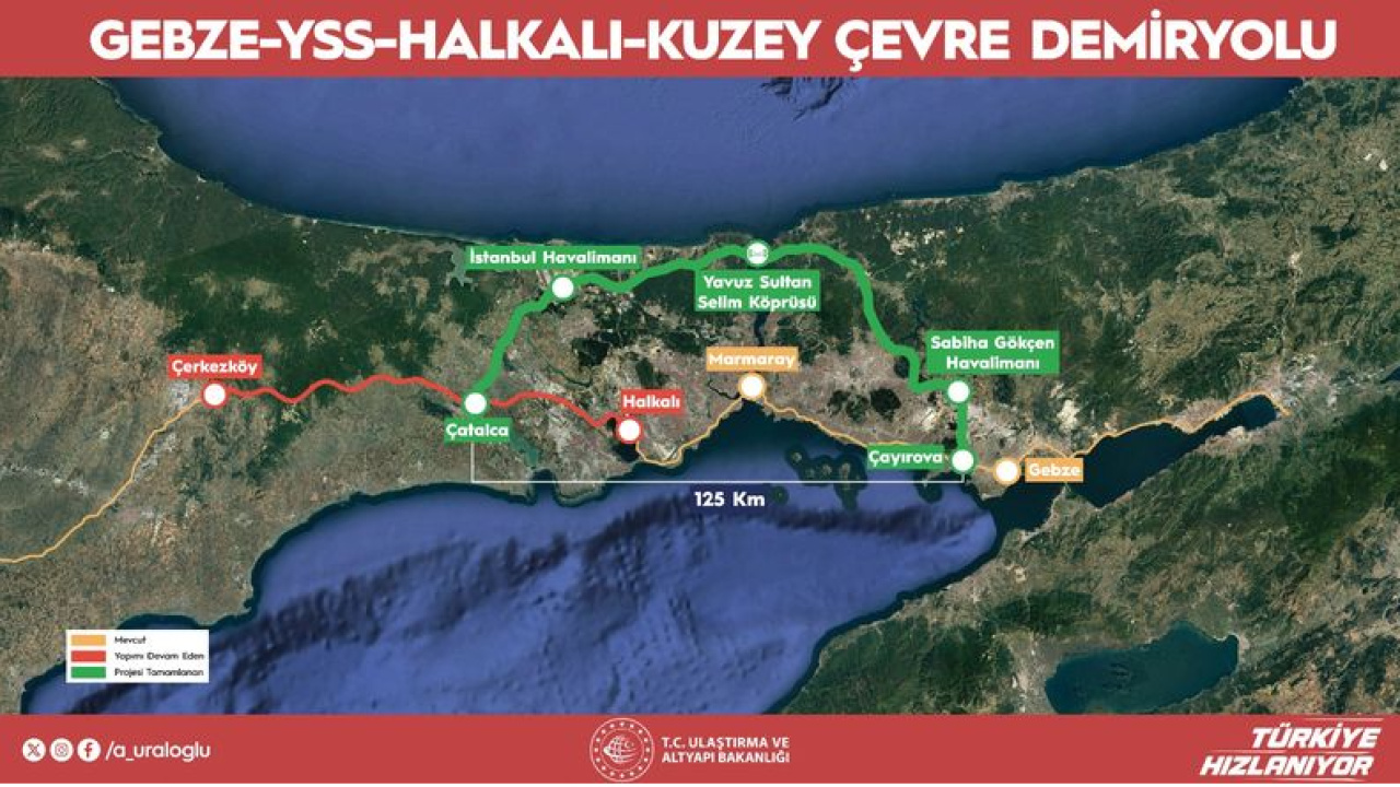 Asya Kalkınma Bankası'ndan 750 milyon dolarlık Kuzey Demiryolu kredisine onay