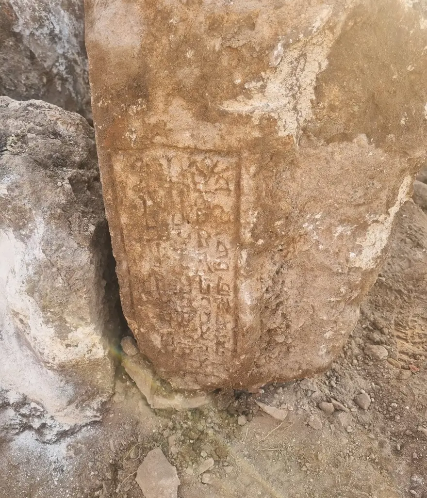 Mardin'de tarihi keşif. Yazılı kitabeler bulundu