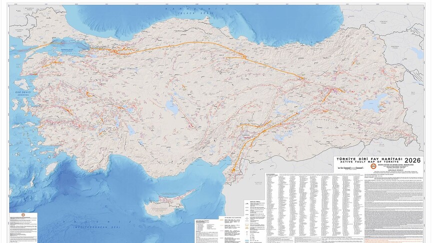 MTA'nın "Türkiye Diri Fay Haritası" 13 yıl sonra güncellendi