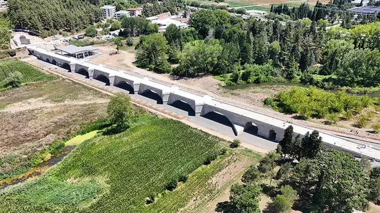 Justinianus Köprüsü, yeniden ziyarete açıldı