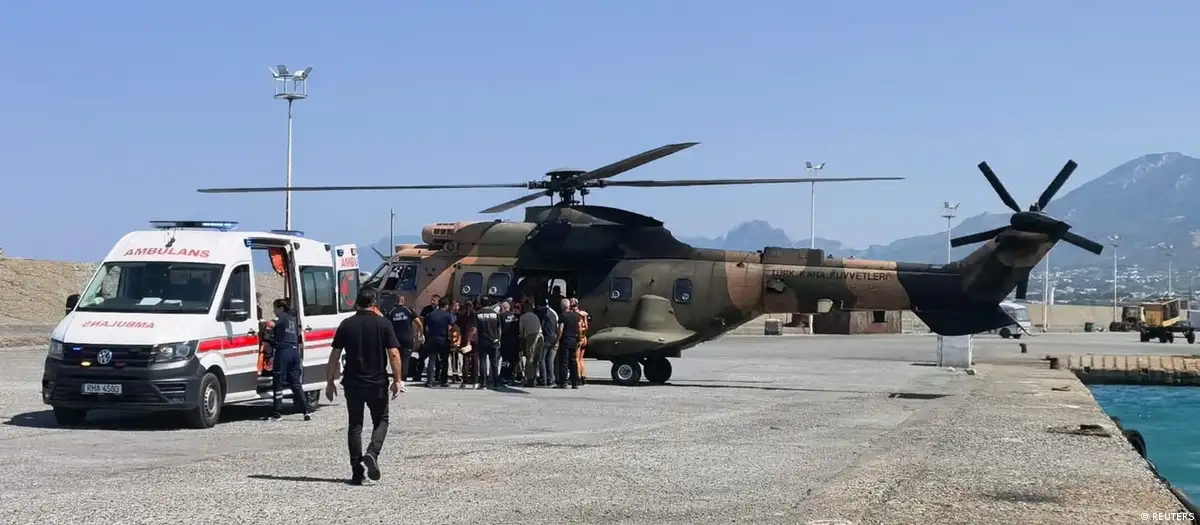 KKTC-Mersin seferini yapan gemi battı