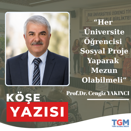 Her üniversite öğrencisi sosyal proje yaparak mezun olabilmeli