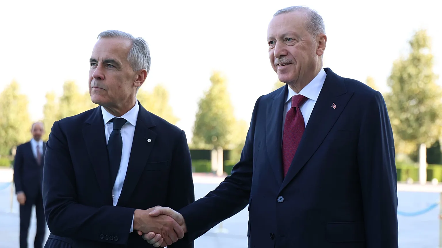 Cumhurbaşkanı Erdoğan, Carney'le görüştü